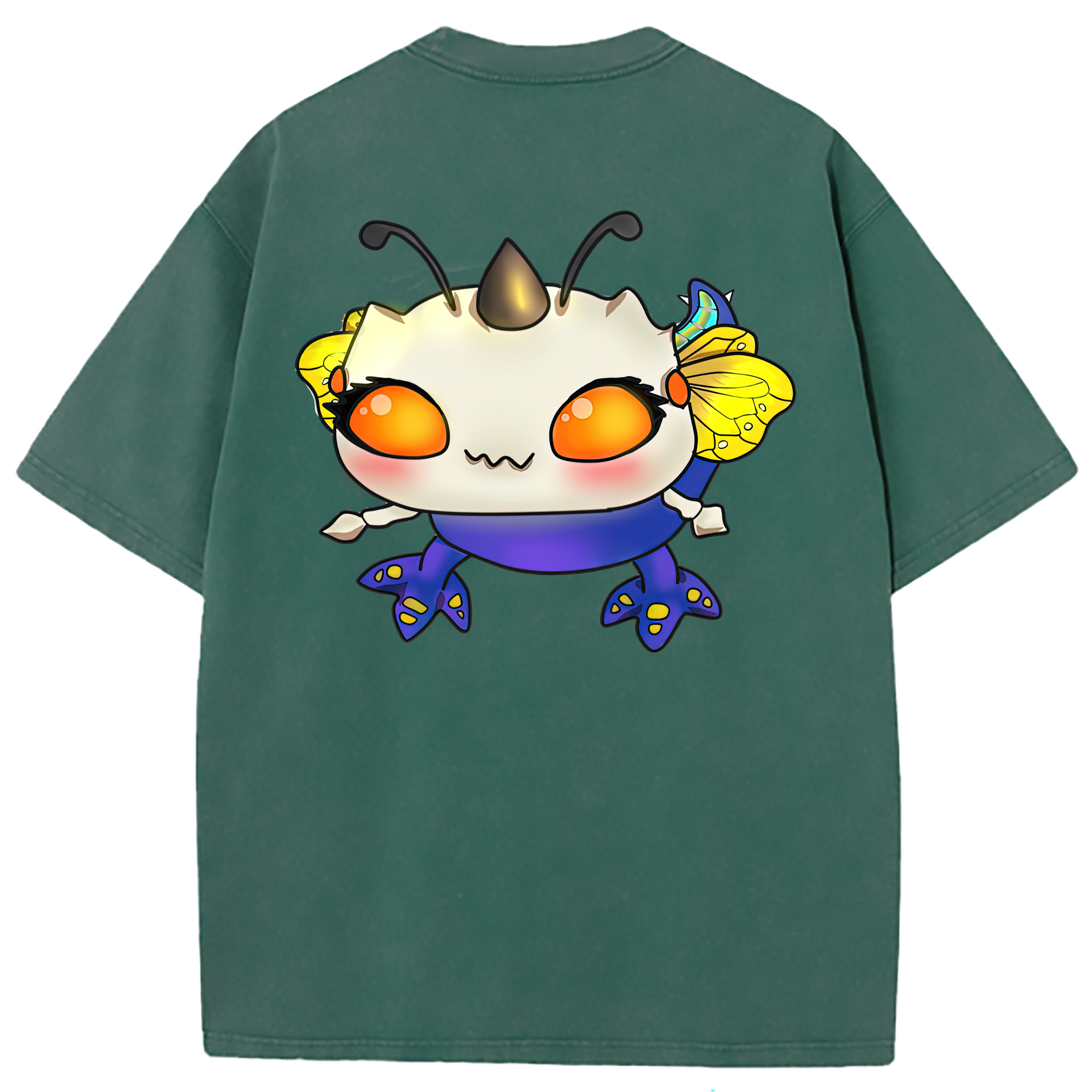 （画像用） リーグ・オブ・レジェンド League of Legends LOL 綿100% ヴィンテージ風 半袖Tシャツ（背面プリント）